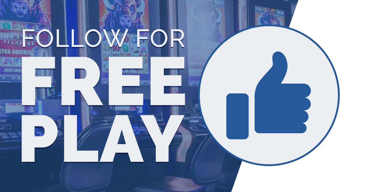 Like our Facebook page and get $10 in Free Play